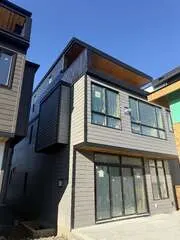 Completed modern residential exterior